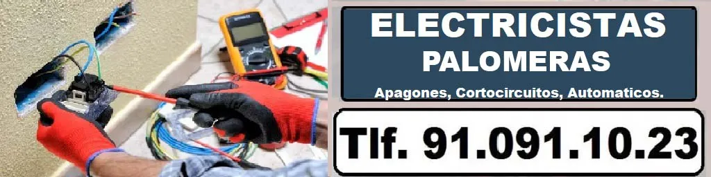 Electricistas Palomeras Madrid 24 horas